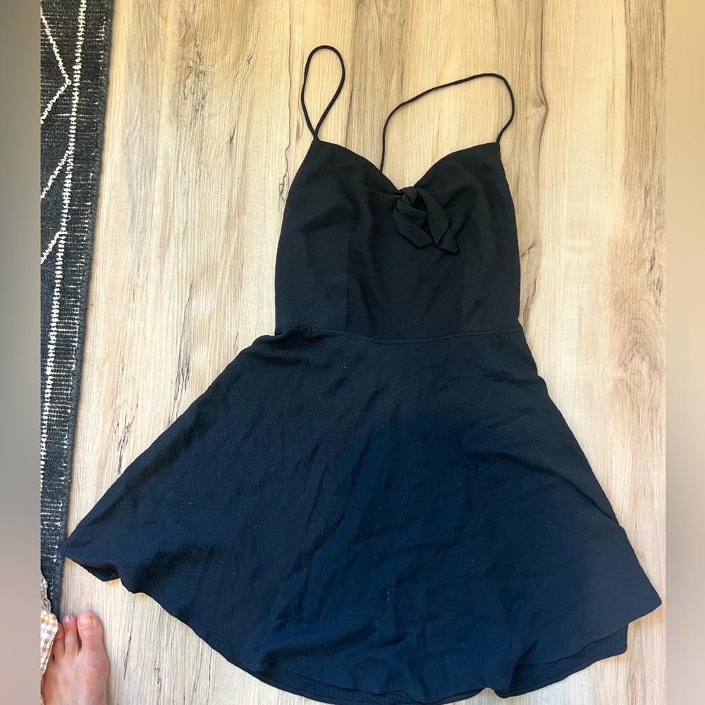 Reformation black dress